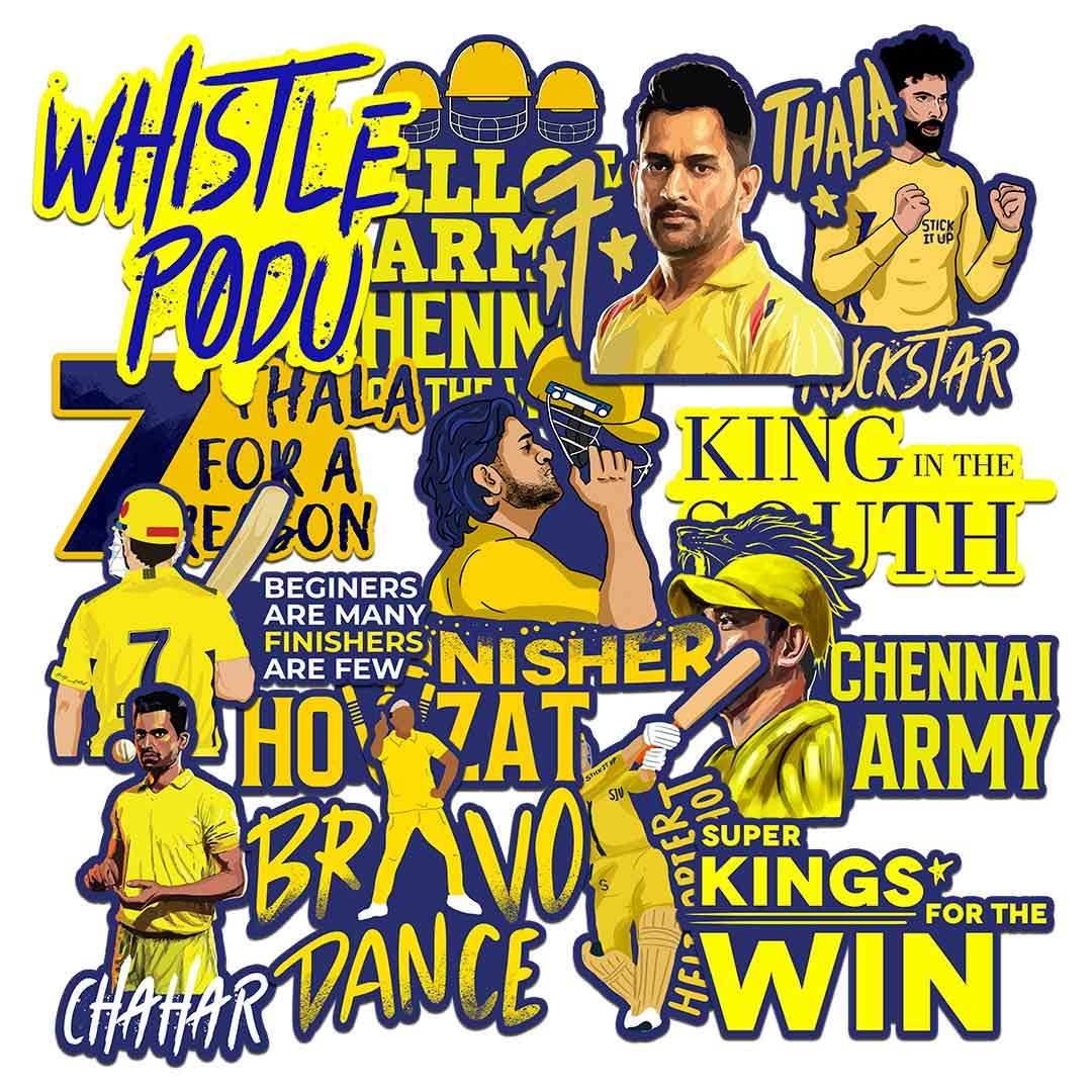 Chennai Sticker Pack [15 Sticker]