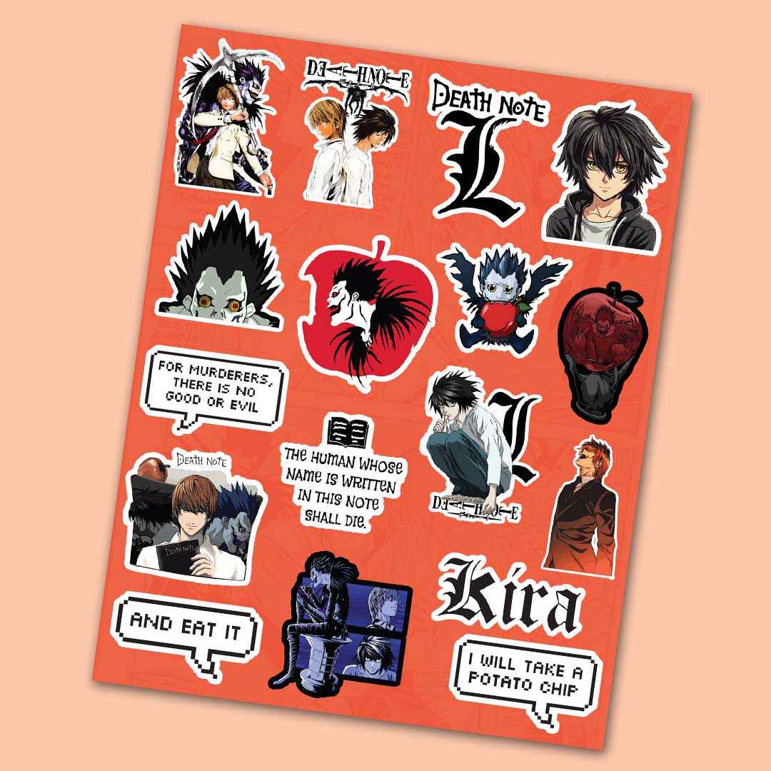 Deathnote Mini Sticker Sheet