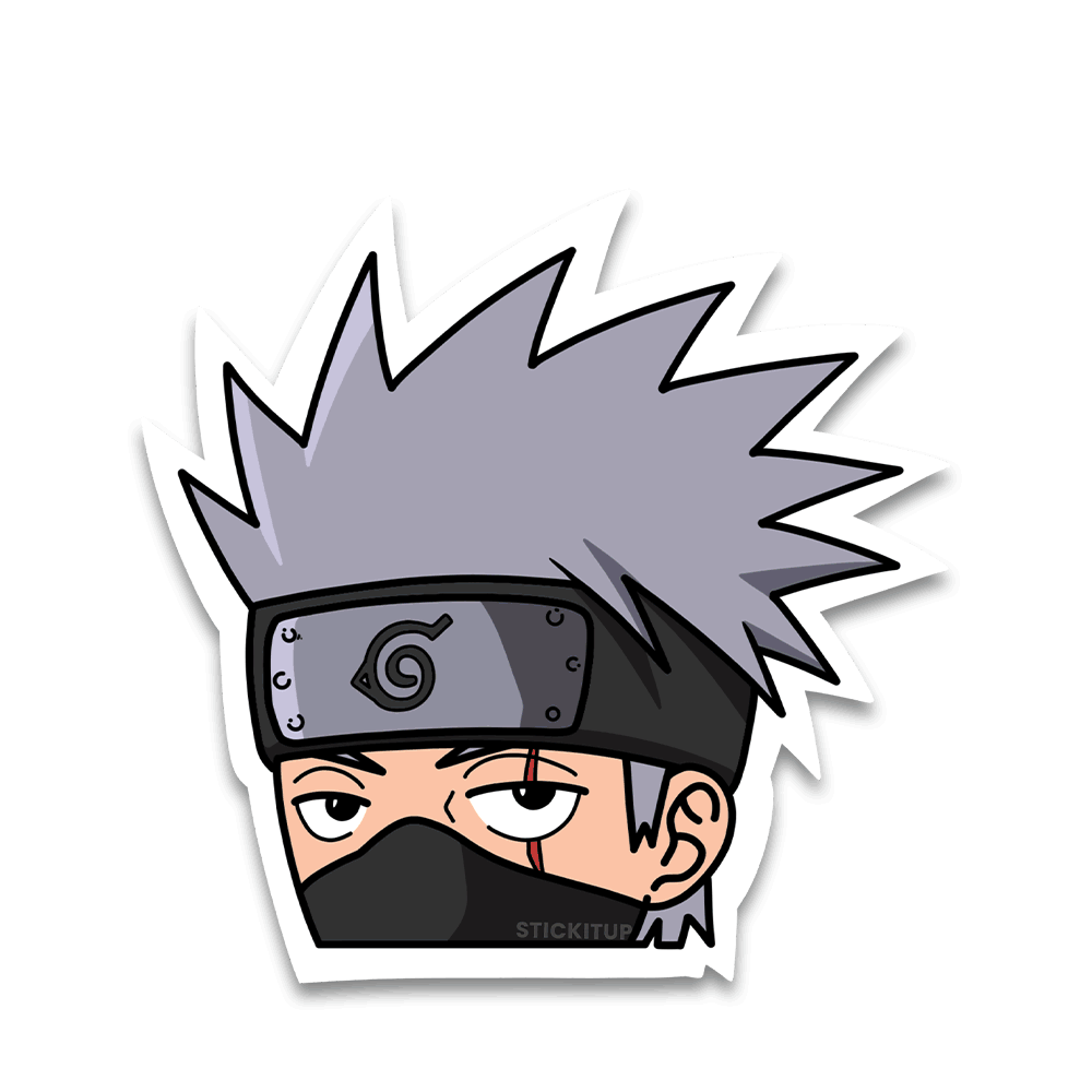 Kakashi Hatake Bumper Sticker waterproof vinyl decal for laptop, bike, car & bottle