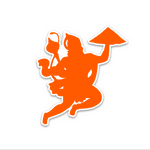 Lord Hanuman Bumper Sticker waterproof vinyl decal for laptop, bike, car & bottle