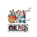 One Piece Bumper Sticker waterproof vinyl decal for laptop, bike, car & bottle