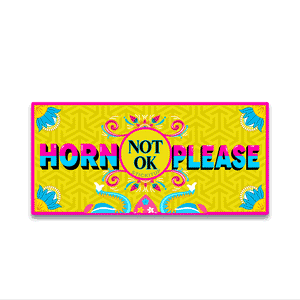 Horrn not ok Bumper Sticker