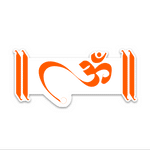 Om 2.0 Bumper Sticker waterproof vinyl decal for laptop, bike, car & bottle