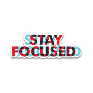Stay Focused Bumper Sticker
