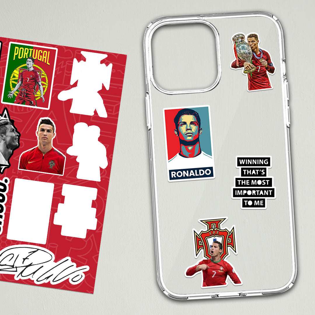 Cristiano Ronaldo Mini sticker sheet