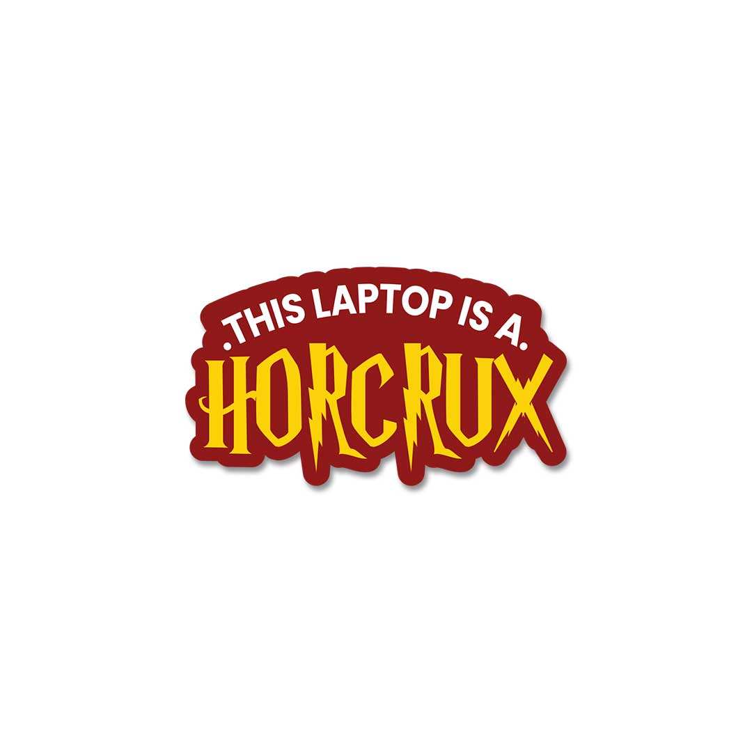 This Laptop Is A Horcrux  Sticker