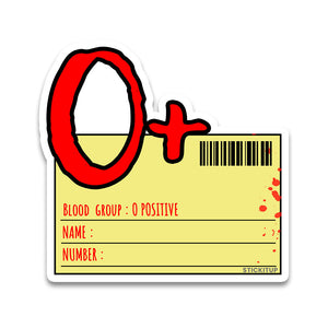 O Plus Bumper Sticker