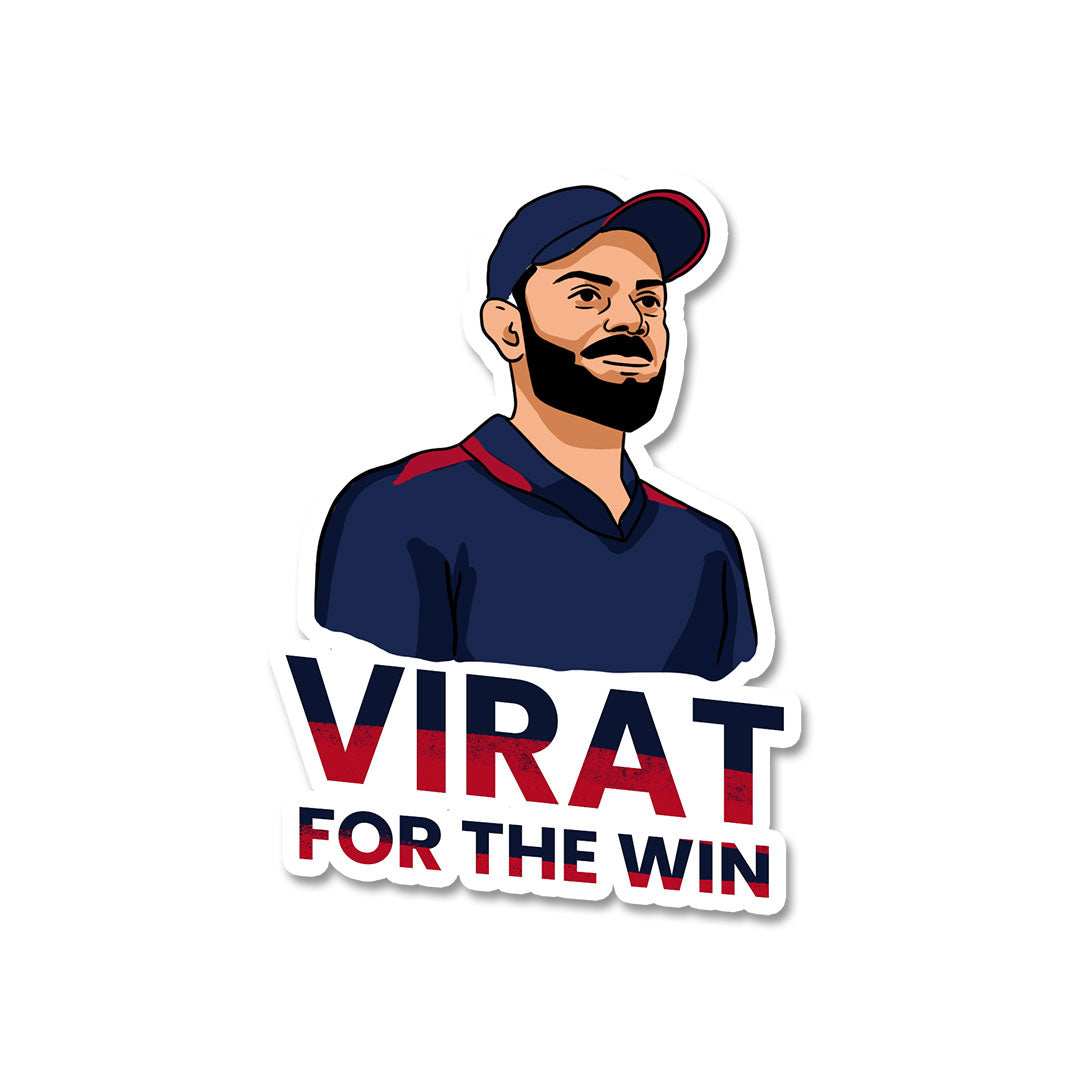 Virat For The Win Sticker