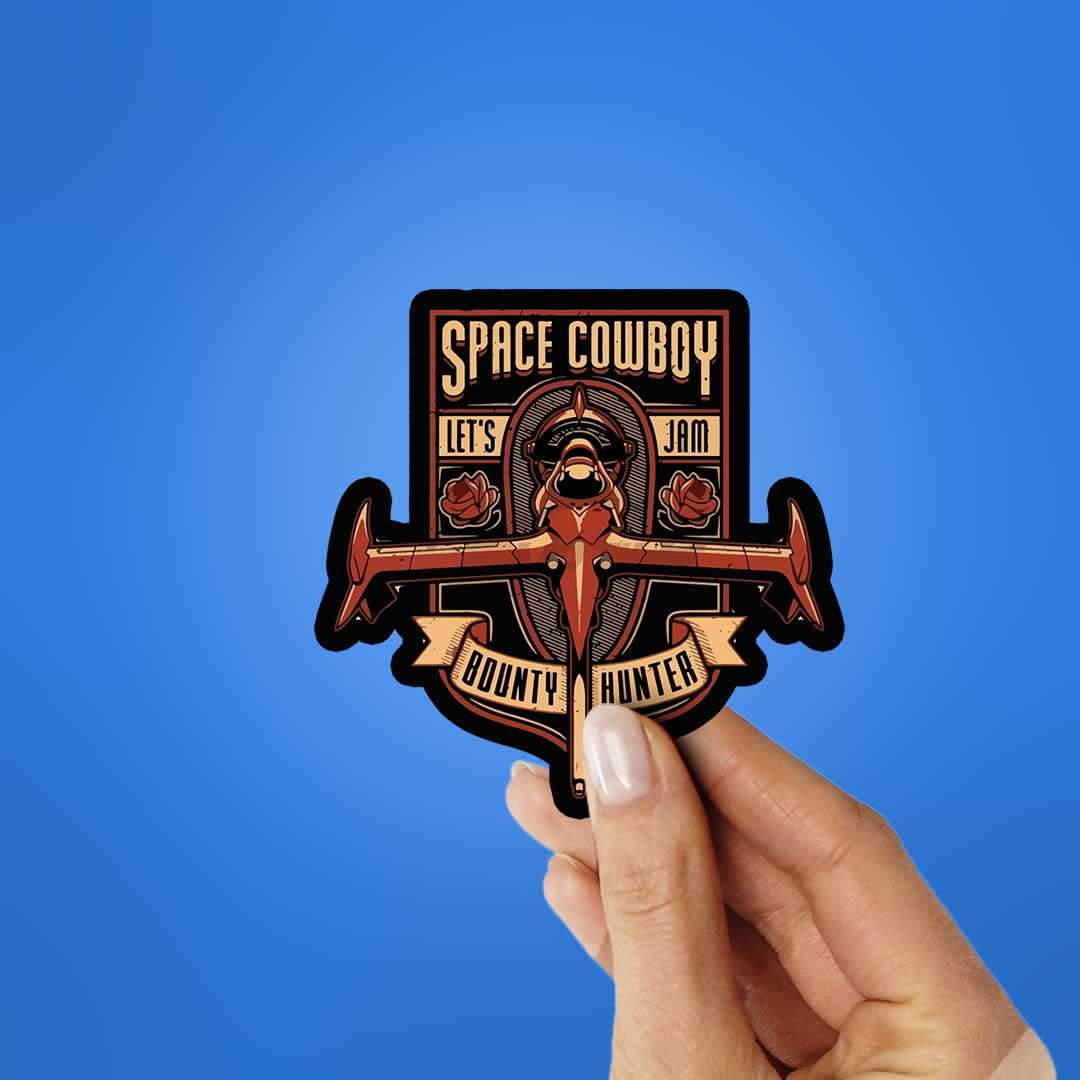 Space Cowboy Sticker