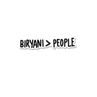 Biryani People  Sticker