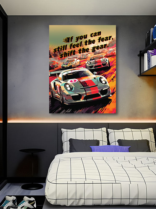 Shift The Gear Canvas Art