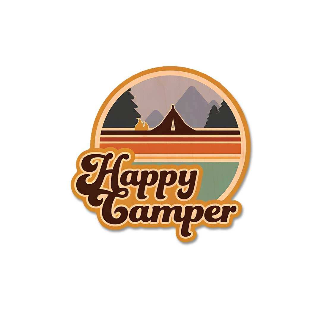 Happy Camper  Sticker