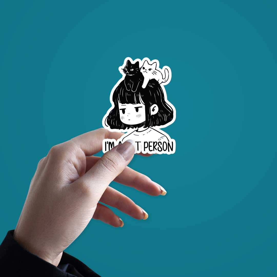 I'M A Cat Person  Sticker