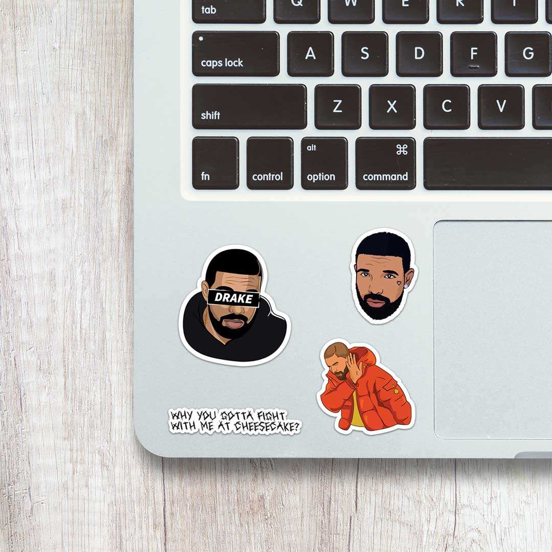 Drake mini sticker sheet