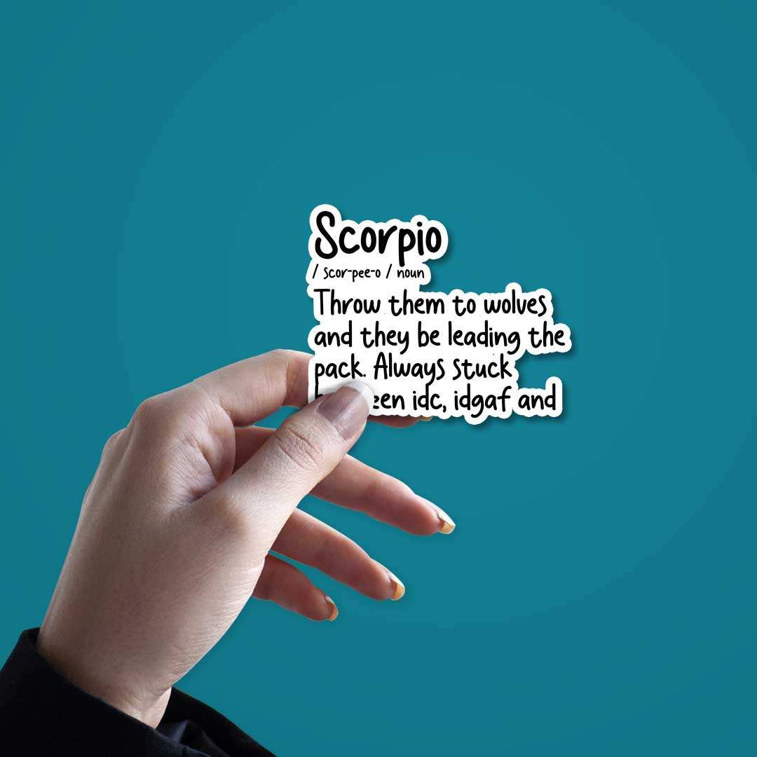 Scorpio  Sticker