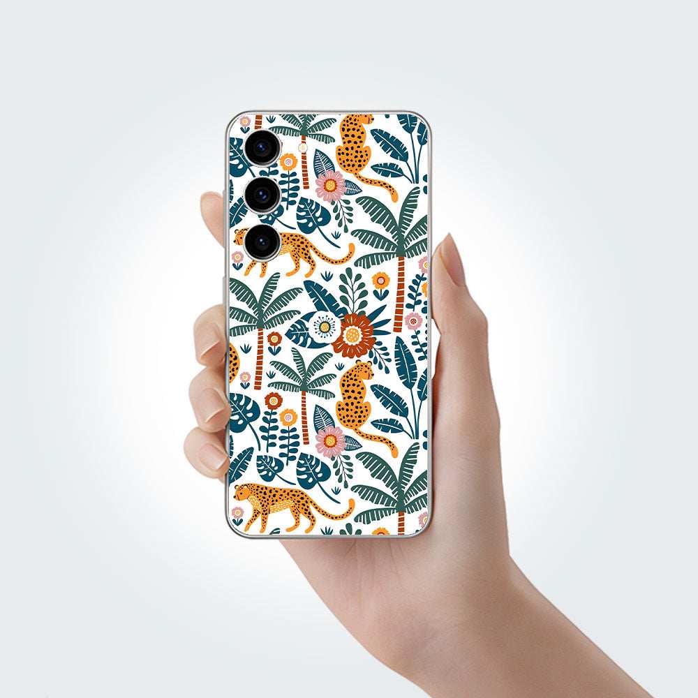 Tropical Leopard Phone Skins