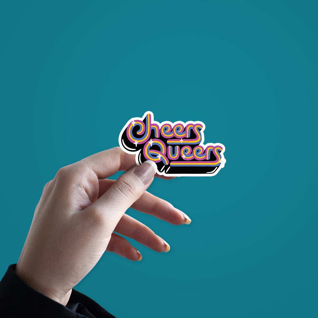 Cheers Queens Sticker