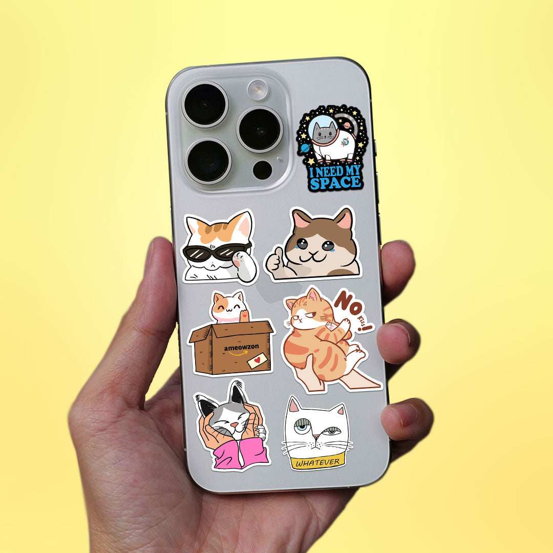 Cute Cat Mini Sticker Sheet