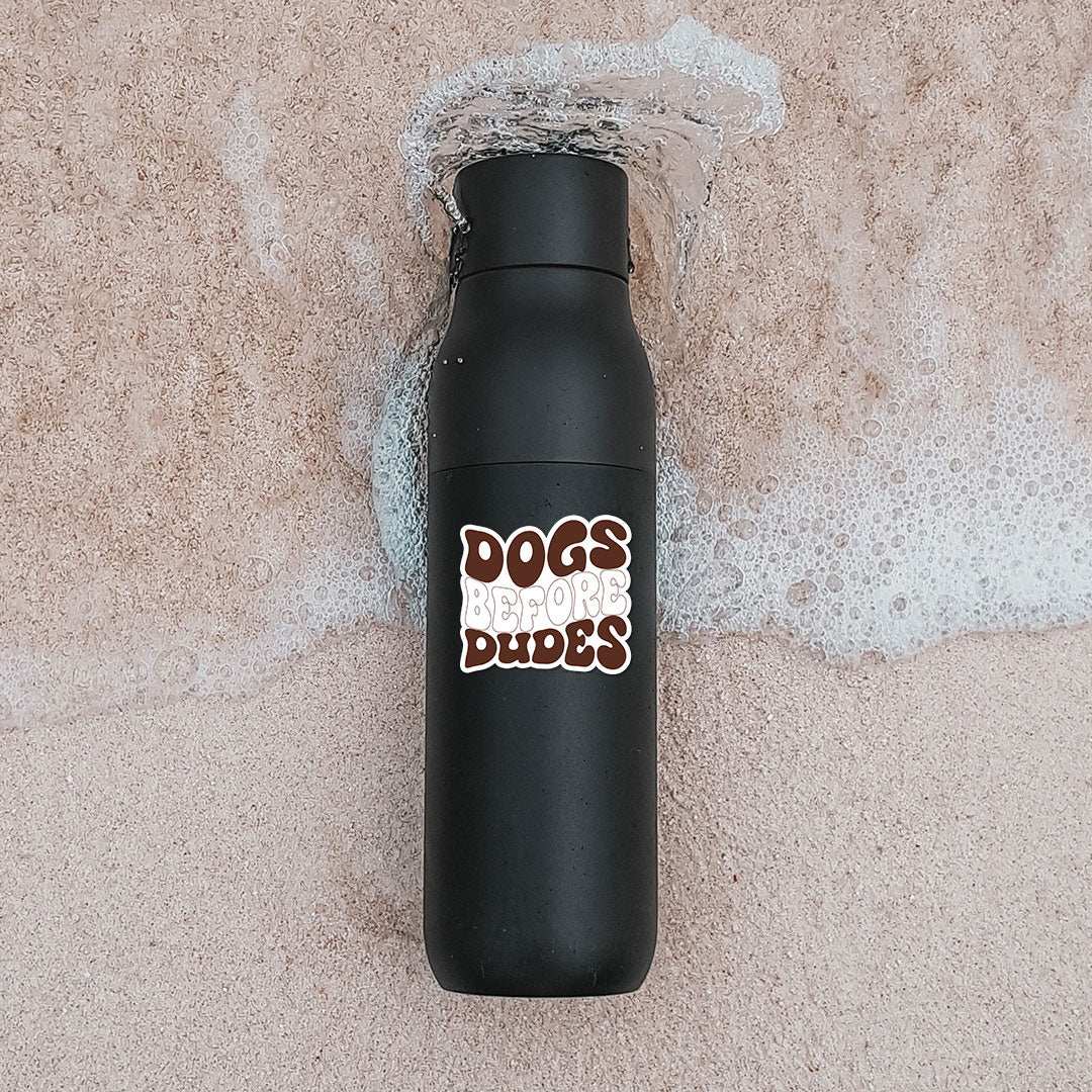 Dog Before Dudes Sticker