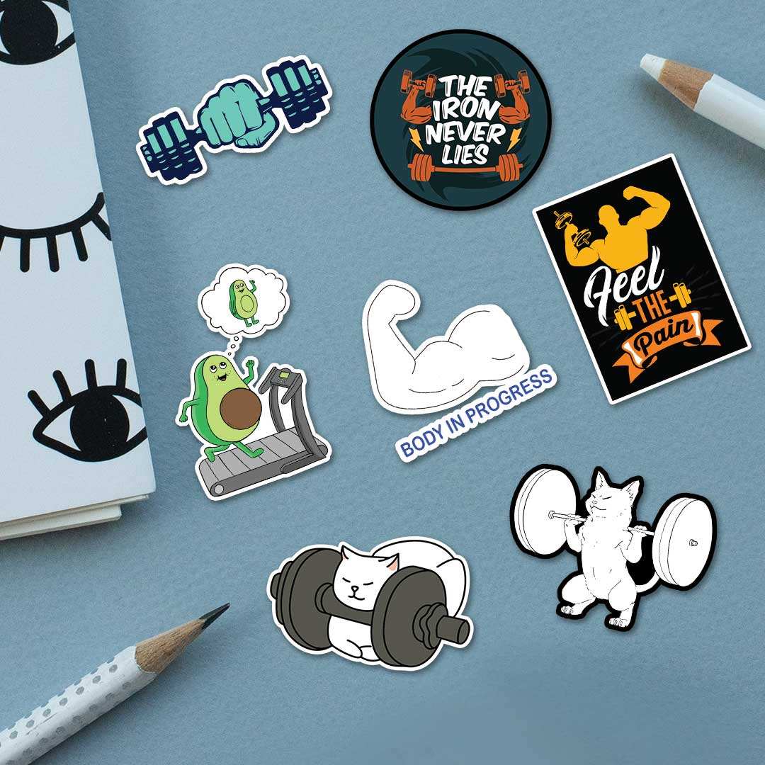 Gym Sticker Packs [50 sticker]