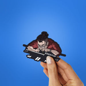 4:20 Music Sticker waterproof vinyl decal for laptop, bike, car & bottle