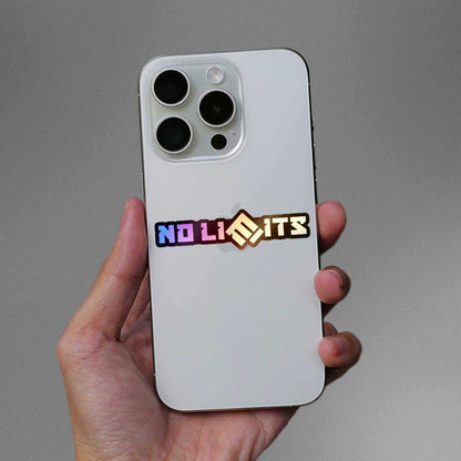 No Limits Holographic Sticker