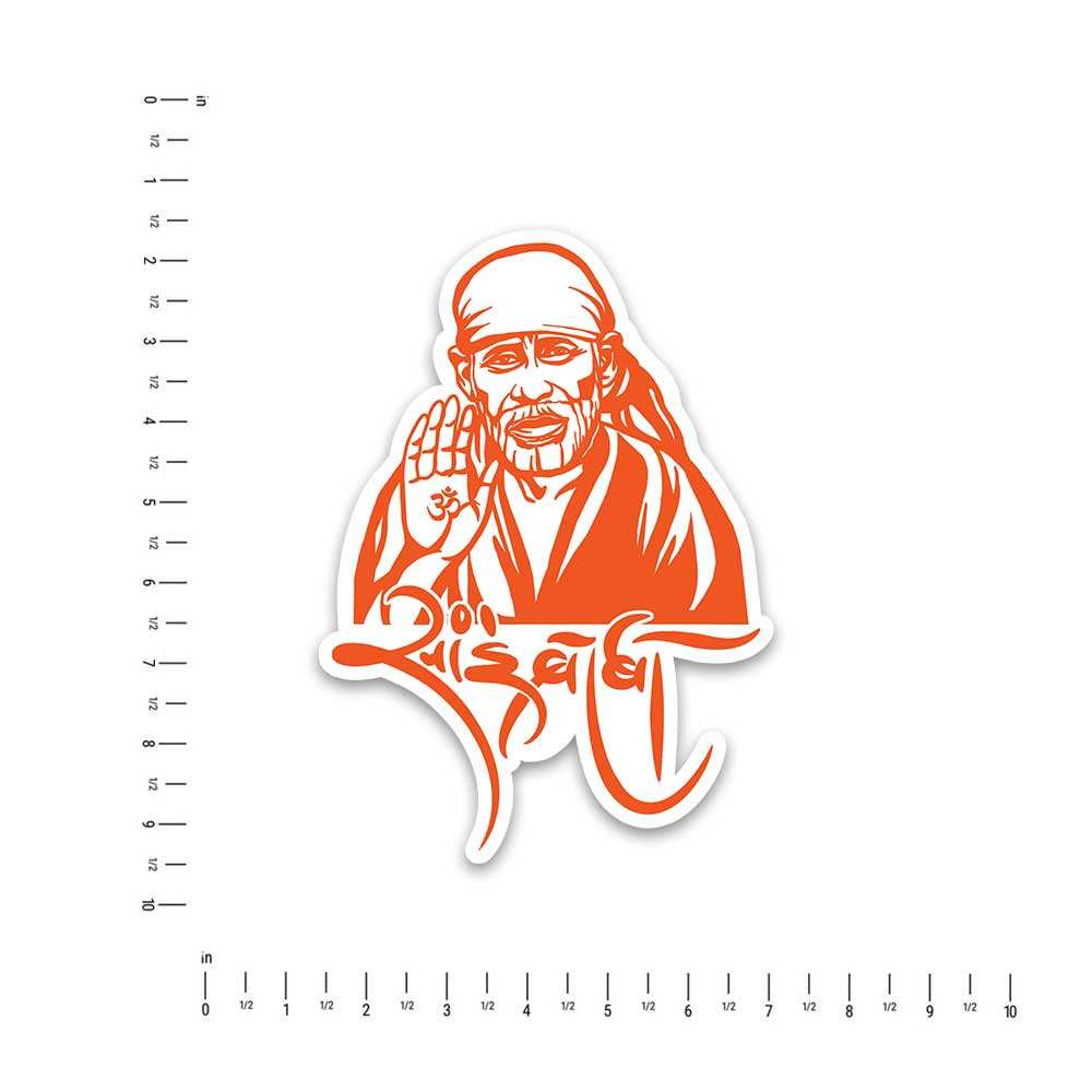 Sai Baba Bumper Sticker