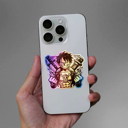 Luffy Holographic Sticker