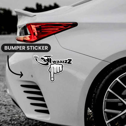 Awaazz Niche Bumper Sticker | STICK IT UP