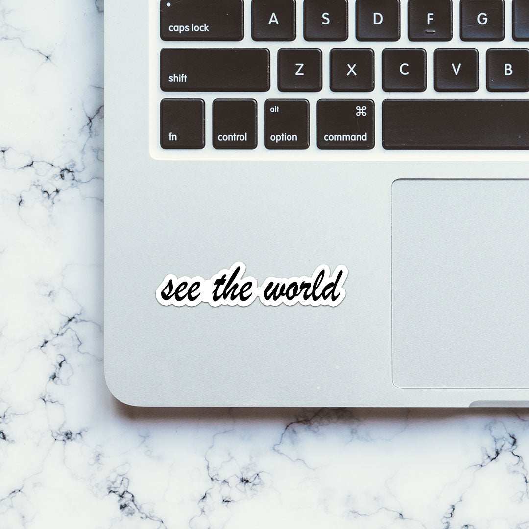 See The World Sticker