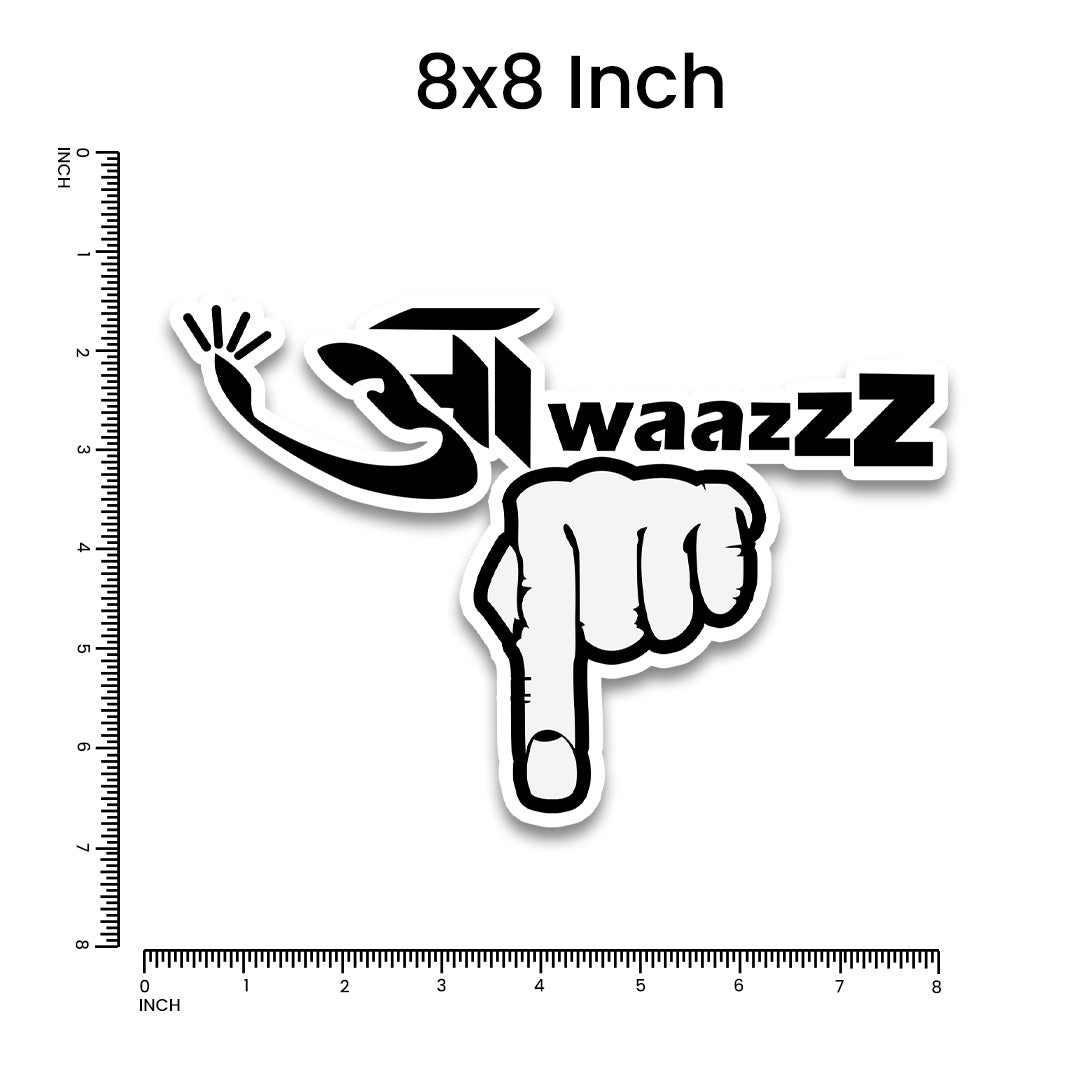 Awaazz Niche Bumper Sticker | STICK IT UP