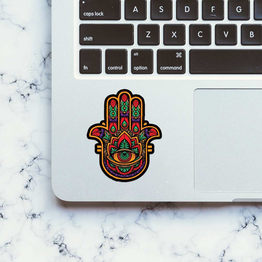 Hamsa Hand Symbol Sticker