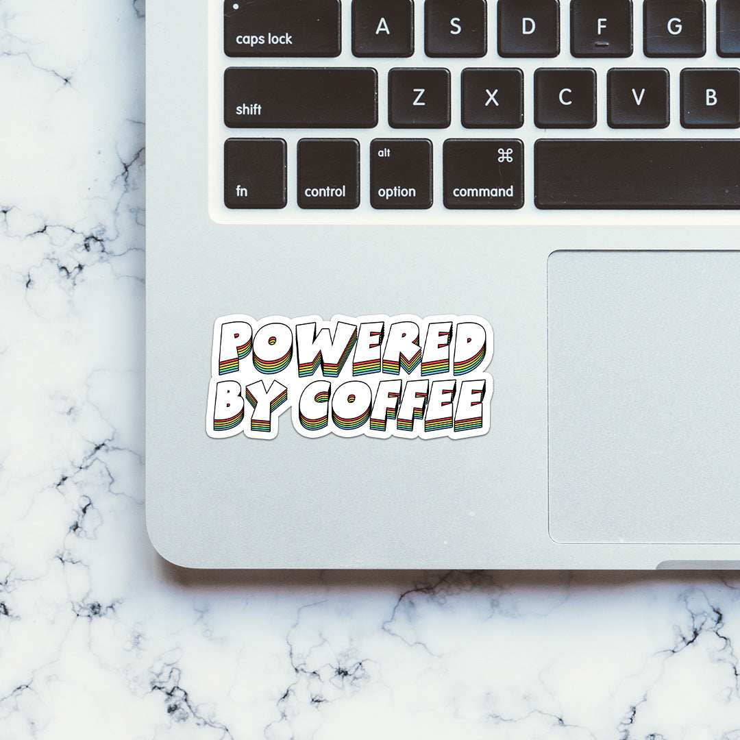 Powered By Coffee Sticker