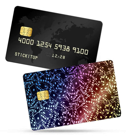 Dice Holographic Credit Card Skin | STICK IT UP