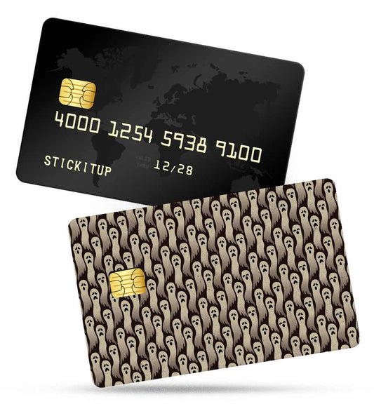 Ghost Pattern Credit Card Skin | STICK IT UP