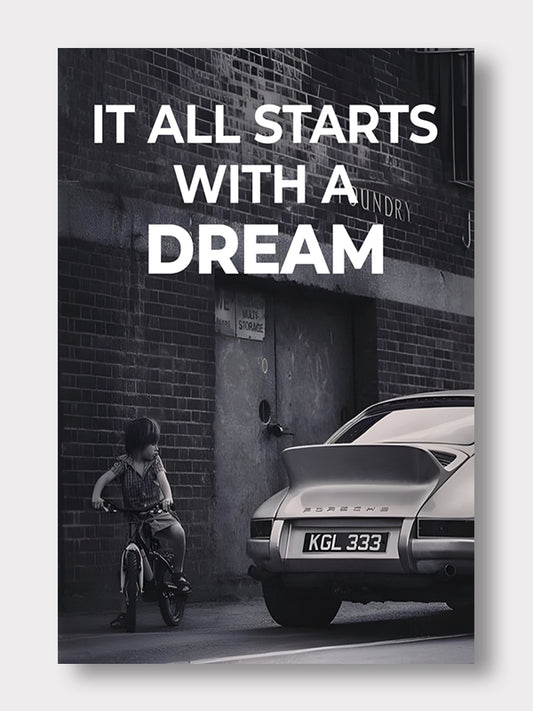 It All Start With A Dream Canvas Art