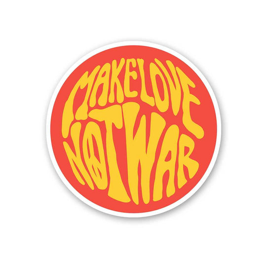 Make Love Not War Sticker