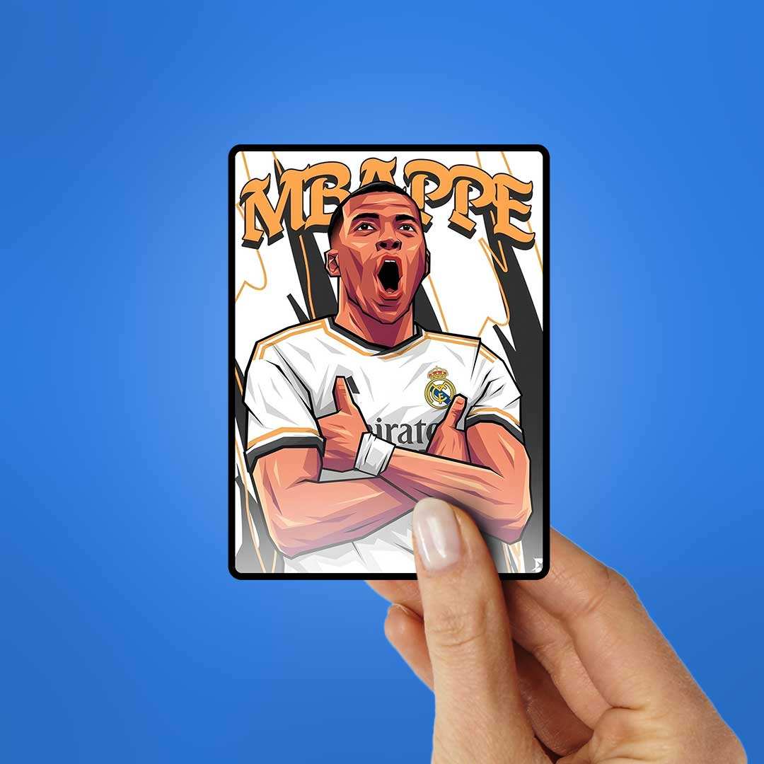 Kylian Mbappé 24 Sticker