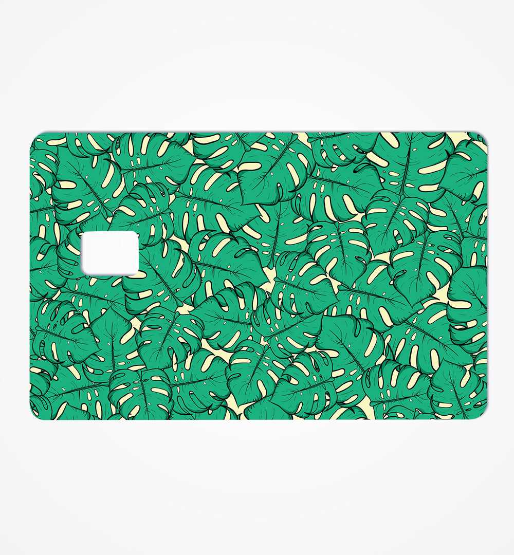 Leaf Pattern Credit Card Skin | STICK IT UP