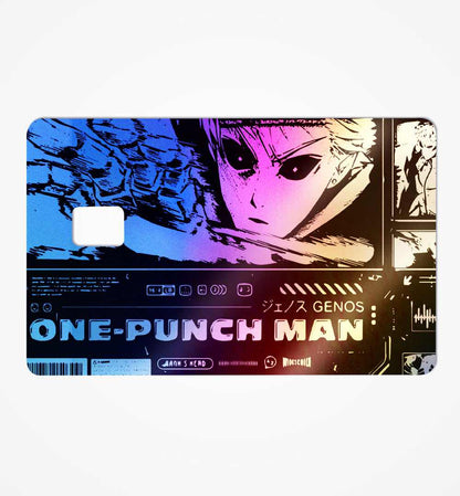 One Punch Man Holographic Credit Card Skin | STICK IT UP