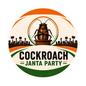 COCKROACH JANTA PARTY Sticker