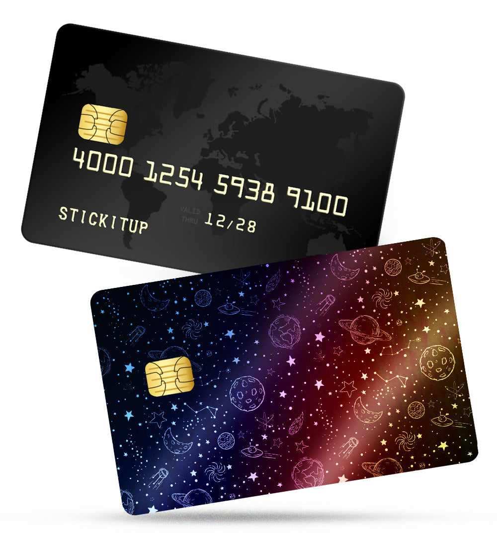 Space Holographic Credit Card Skin | STICK IT UP