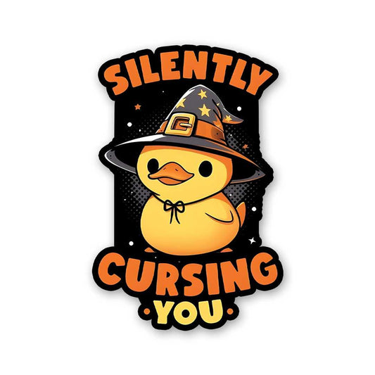 Silently Cursing You Sticker