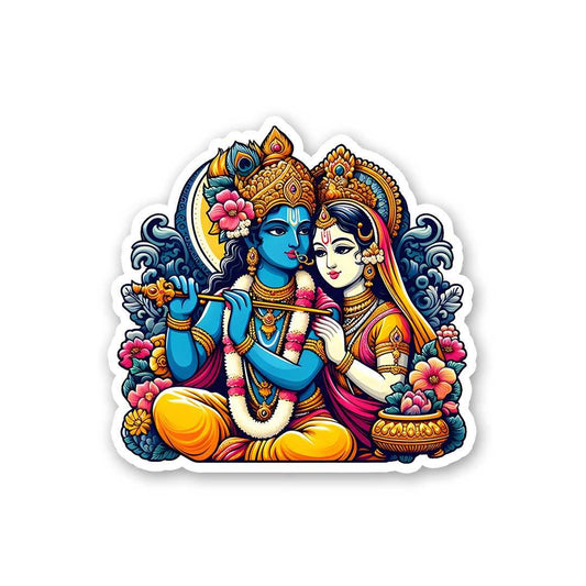 Radha Krishna Sticker