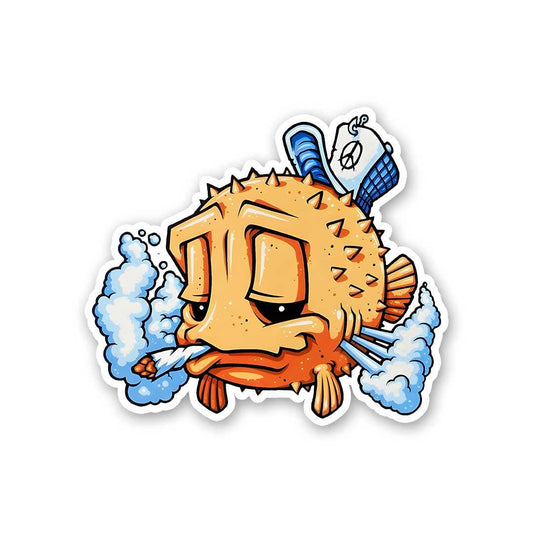 Smoker Fish Sticker