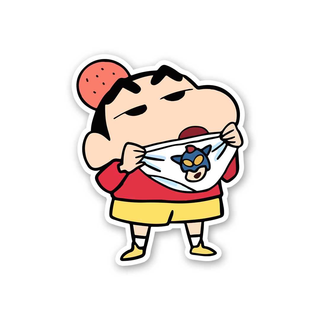 Actionkamen Shinchan Sticker