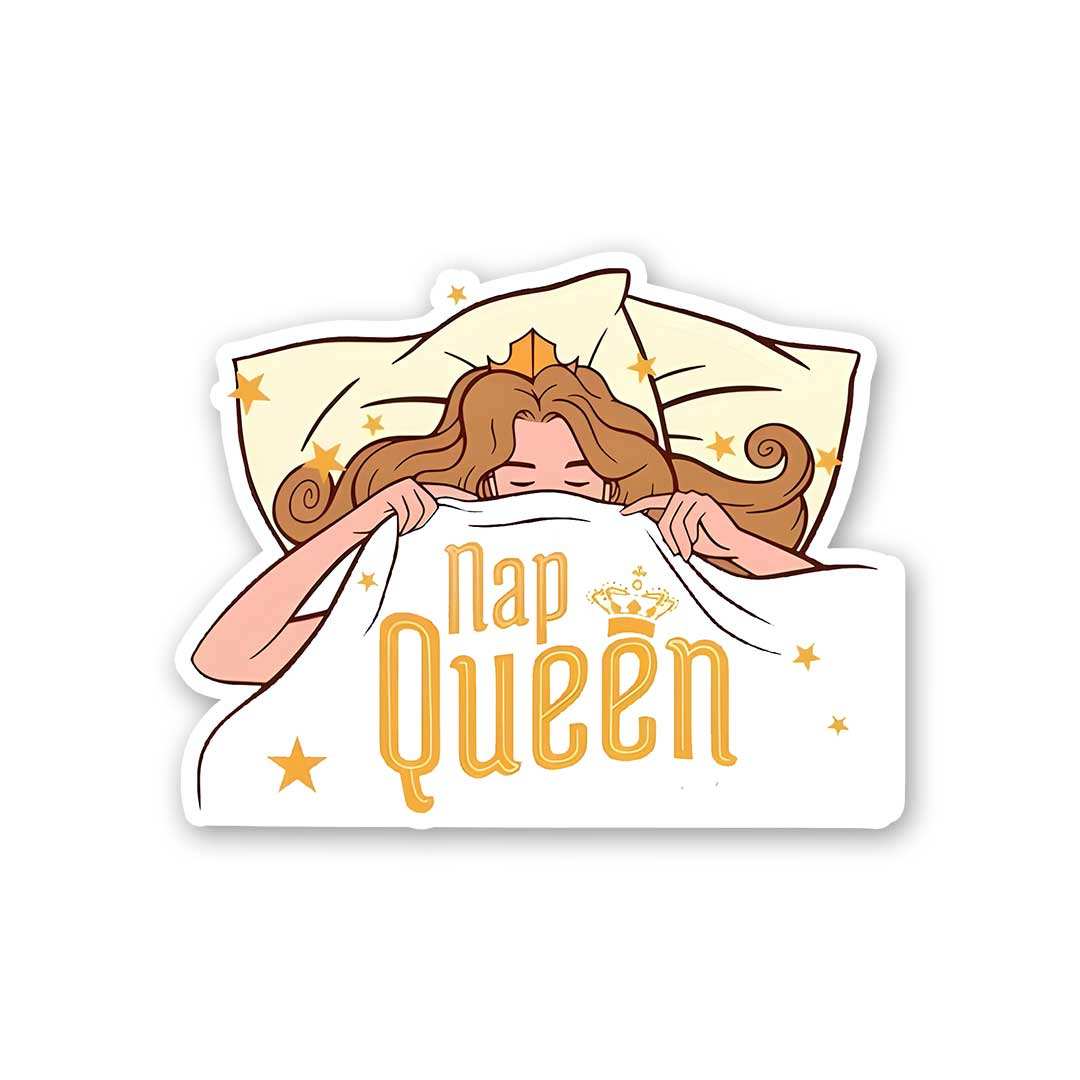 Nap Queen Sticker