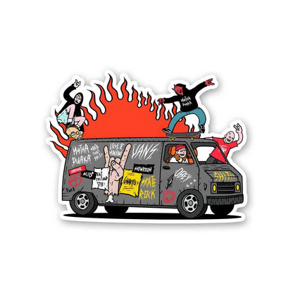 Rocking Van Sticker