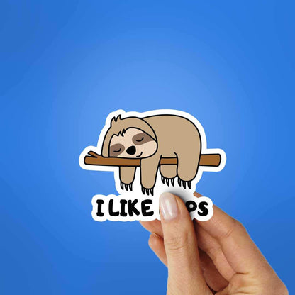 I Like Naps Sticker