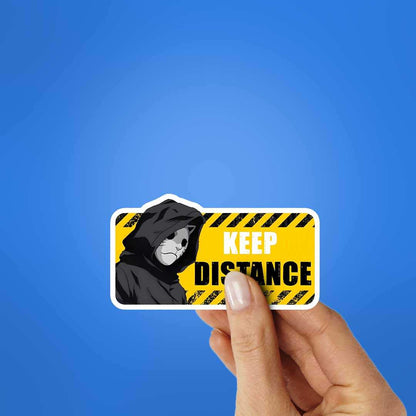 Keep Distance Sticker